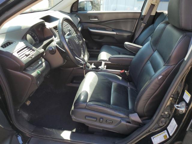 5J6RM4H71CL035678 - 2012 HONDA CR-V EXL BLACK photo 7