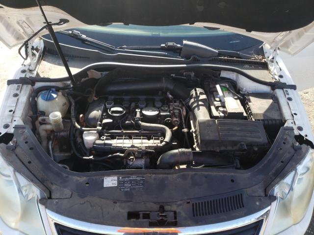 WVWAA7AH5AV009988 - 2010 VOLKSWAGEN EOS TURBO WHITE photo 11