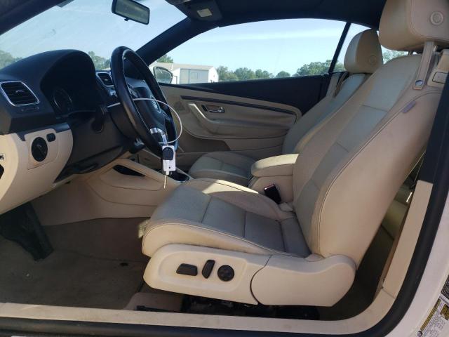 WVWAA7AH5AV009988 - 2010 VOLKSWAGEN EOS TURBO WHITE photo 7