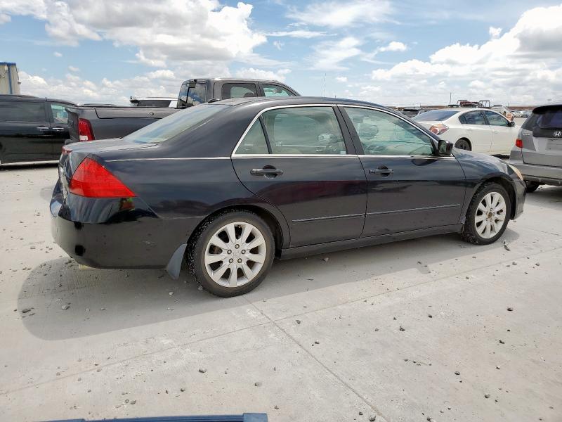 1HGCM66596A022705 - 2006 HONDA ACCORD EX შავი ფოტო 3