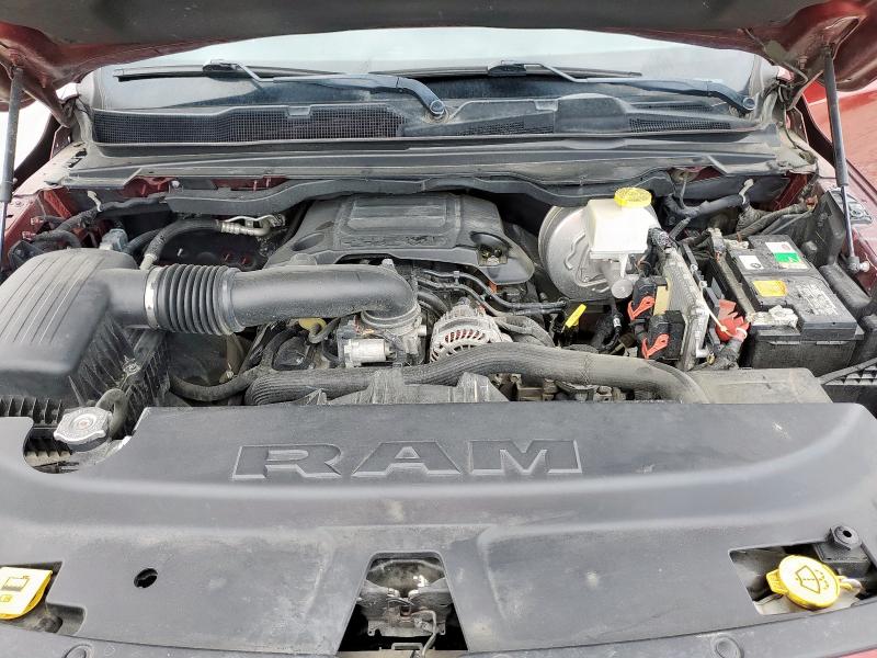 1C6RREFT1KN642283 - 2019 RAM 1500 BIG HORN/LONE STAR MAROON photo 11