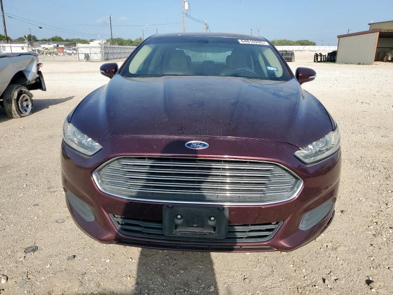 3FA6P0H78DR179908 - 2013 FORD FUSION SE BURGUNDY photo 5