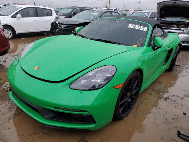 WP0CD2A85MS232248 - 2021 PORSCHE BOXSTER GTS GREEN photo 2