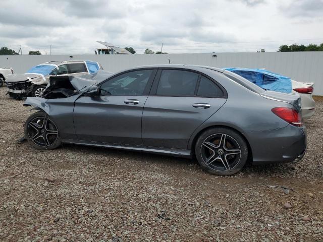 55SWF8EB0KU296206 - 2019 MERCEDES-BENZ C 300 4MATIC GRAY photo 2