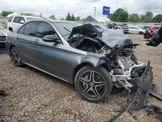 55SWF8EB0KU296206 - 2019 MERCEDES-BENZ C 300 4MATIC GRAY photo 4