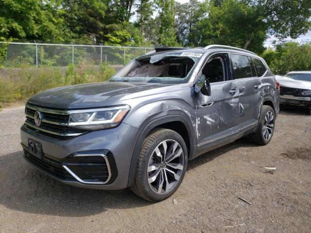 1V2FR2CA8MC608643 - 2021 VOLKSWAGEN ATLAS SEL PREMIUM R-LINE GRAY photo 1