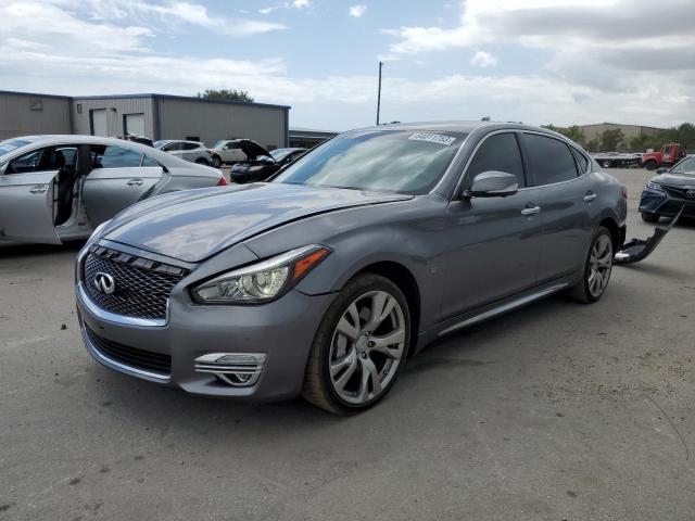 JN1BY1PP5KM685573 - 2019 INFINITI Q70L 3.7 LUXE SILVER photo 1