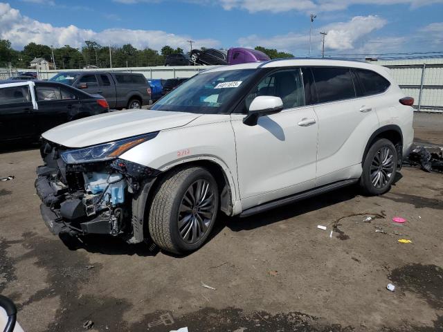 5TDFZRBH6LS053701 - 2020 TOYOTA HIGHLANDER PLATINUM WHITE photo 1