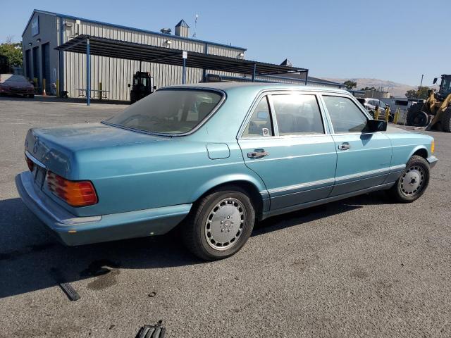 WDBCA39E5MA599633 - 1991 MERCEDES-BENZ 560 SEL TEAL photo 3