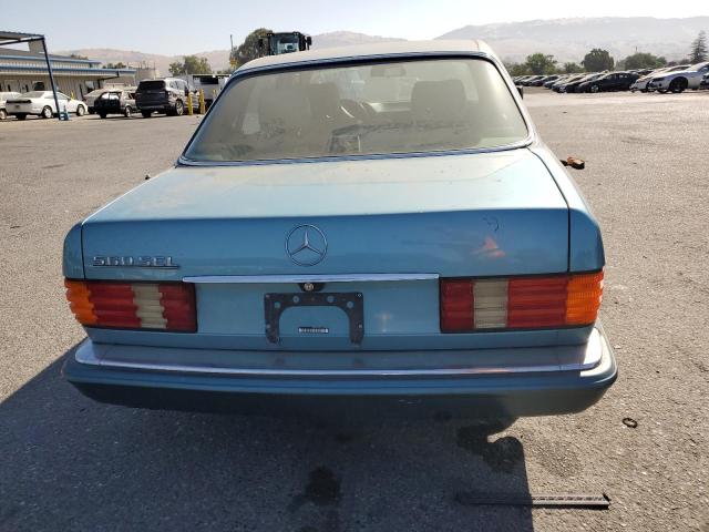 WDBCA39E5MA599633 - 1991 MERCEDES-BENZ 560 SEL TEAL photo 6