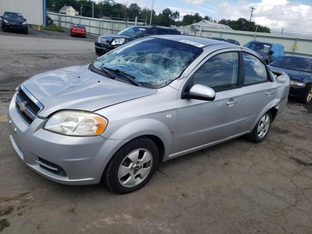 KL1TD56637B059706 - 2007 CHEVROLET AVEO BASE SILVER photo 1