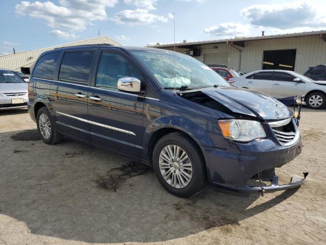 2C4RC1CG9FR609647 - 2015 CHRYSLER TOWN & COU TOURING L BLUE photo 4