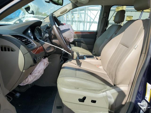 2C4RC1CG9FR609647 - 2015 CHRYSLER TOWN & COU TOURING L BLUE photo 7