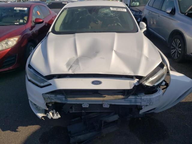 3FA6P0LU5JR171547 - 2018 FORD FUSION SE HYBRID WHITE photo 5