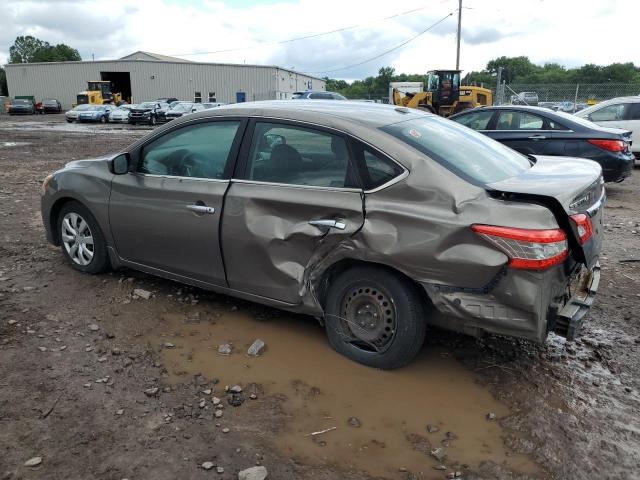 3N1AB7AP2FY226755 - 2015 NISSAN SENTRA S BROWN photo 2