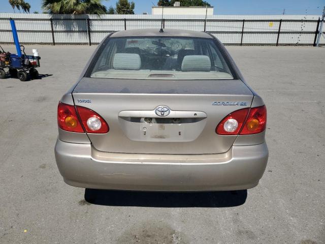 1NXBR32E04Z195987 - 2004 TOYOTA COROLLA CE TAN photo 6