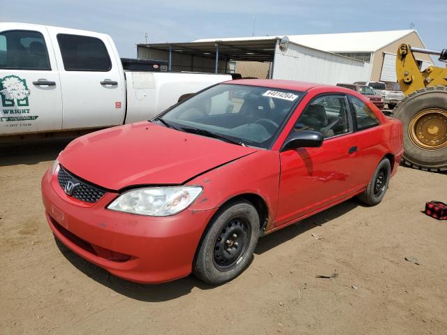 1HGEM22125L015201 - 2005 HONDA CIVIC DX VP RED photo 1