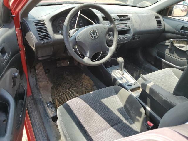 1HGEM22125L015201 - 2005 HONDA CIVIC DX VP RED photo 8