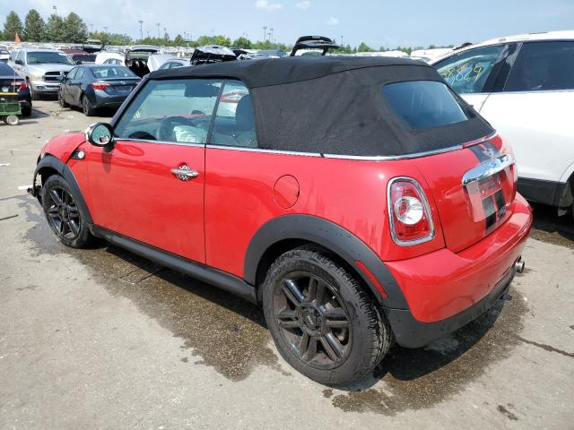 WMWZN3C57DT266201 - 2013 MINI COOPER RED photo 2