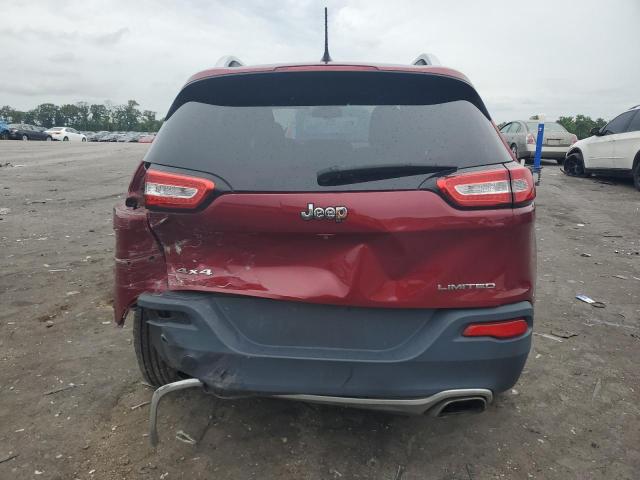 1C4PJMDS5FW623604 - 2015 JEEP CHEROKEE LIMITED RED photo 6