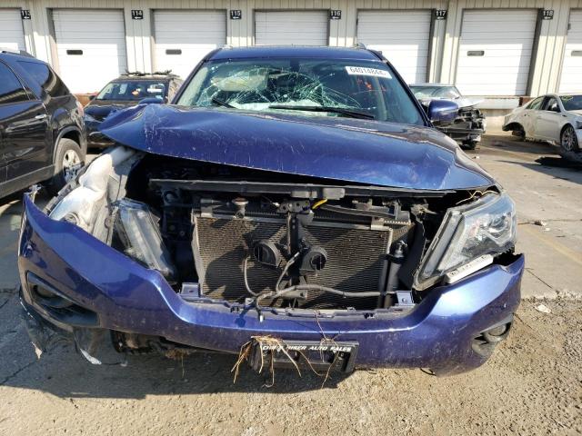 5N1DR2MM5JC612674 - 2018 NISSAN PATHFINDER S BLUE photo 5