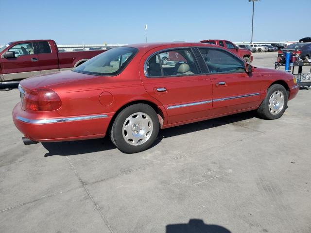 1LNFM97V2WY612663 - 1998 LINCOLN CONTINENTA RED photo 3