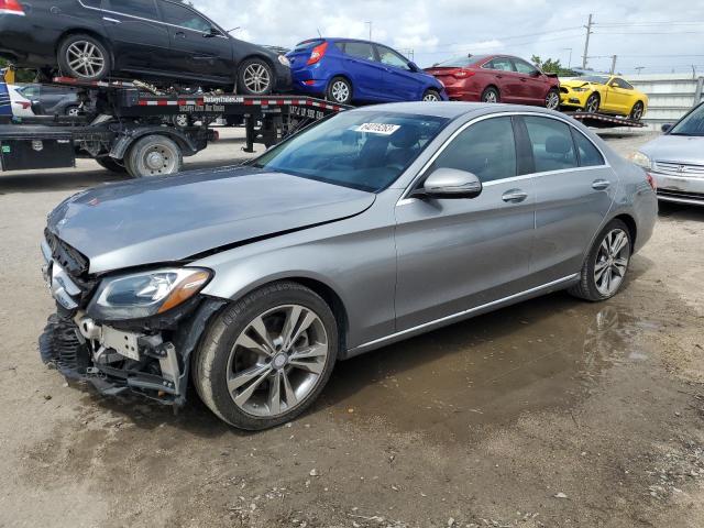 55SWF4JB7GU163030 - 2016 MERCEDES-BENZ C 300 SILVER photo 1