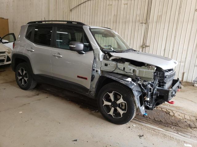 ZACNJDC17MPN30588 - 2021 JEEP RENEGADE TRAILHAWK SILVER photo 4