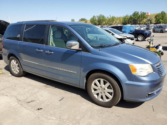 2C4RC1CG5CR195925 - 2012 CHRYSLER TOWN & COU TOURING L BLUE photo 4