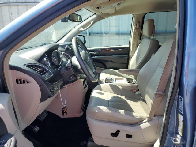 2C4RC1CG5CR195925 - 2012 CHRYSLER TOWN & COU TOURING L BLUE photo 7