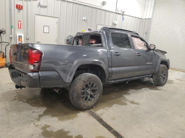 3TMCZ5AN5NM504512 - 2022 TOYOTA TACOMA DOUBLE CAB GRAY photo 3