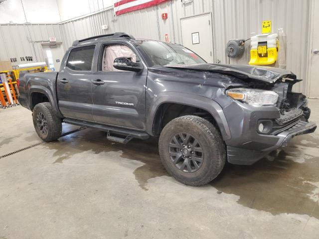3TMCZ5AN5NM504512 - 2022 TOYOTA TACOMA DOUBLE CAB GRAY photo 4