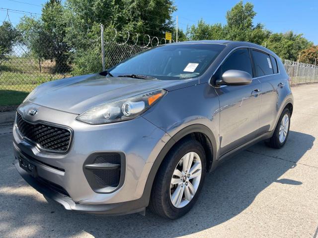 KNDPM3ACXH7076826 - 2017 KIA SPORTAGE LX GRAY photo 2