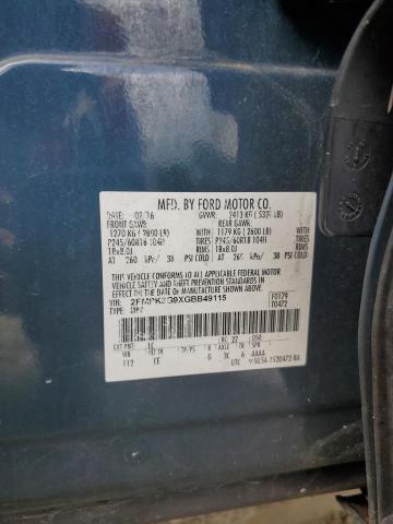 2FMPK3G9XGBB49115 - 2016 FORD EDGE SE Көк фото 13