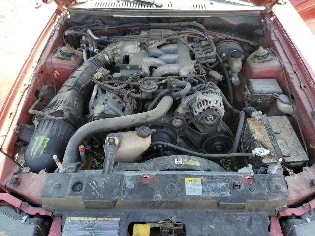 1FAFP40461F153325 - 2001 FORD MUSTANG RED photo 11