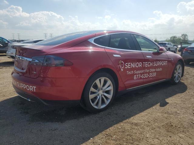 5YJSA1DP1DFP13533 - 2013 TESLA MODEL S 红色 照片 3