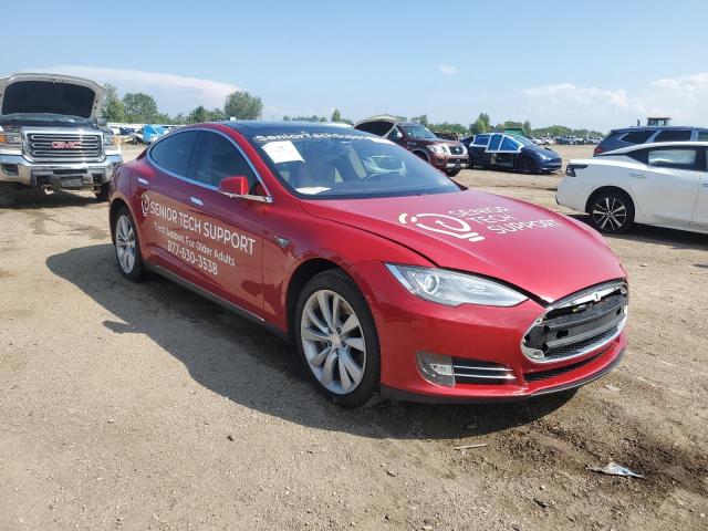 5YJSA1DP1DFP13533 - 2013 TESLA MODEL S 红色 照片 4