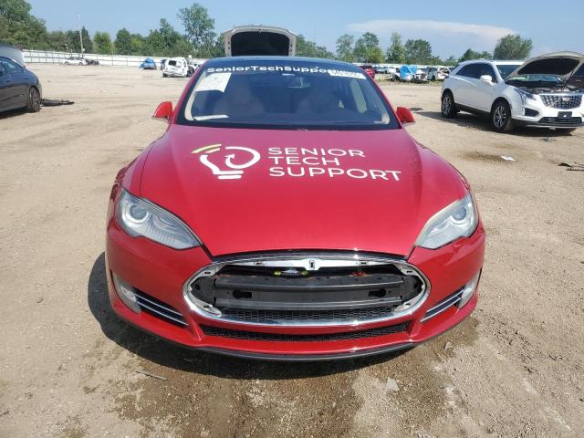 5YJSA1DP1DFP13533 - 2013 TESLA MODEL S 红色 照片 5