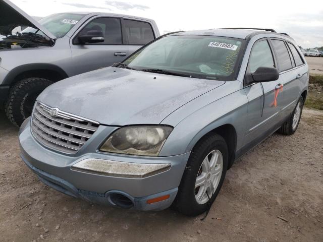 2C4GM68445R588883 - 2005 CHRYSLER PACIFICA TOURING BLUE photo 2