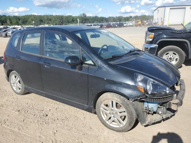 JHMGD38647S012808 - 2007 HONDA FIT S 黑色 照片 4