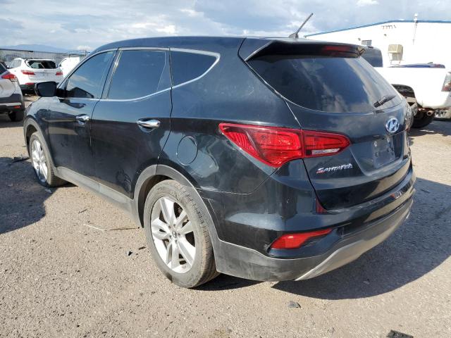 5NMZTDLB8JH077025 - 2018 HYUNDAI SANTA FE S BLACK photo 2