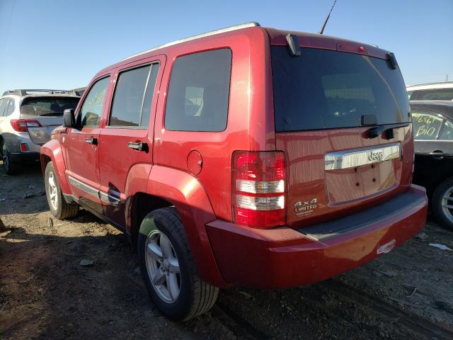 1J4PN5GK4BW506719 - 2011 JEEP LIBERTY LIMITED RED photo 3