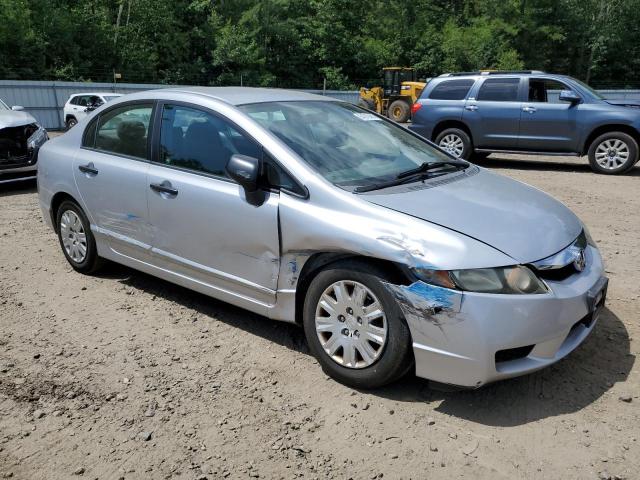 2HGFA1F2XAH527564 - 2010 HONDA CIVIC DX SILVER photo 4