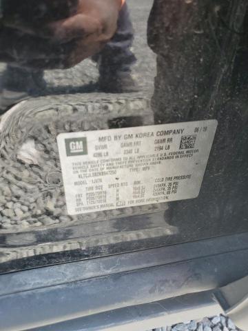 KL7CJLSB2KB947250 - 2019 CHEVROLET TRAX 1LT BLACK photo 12