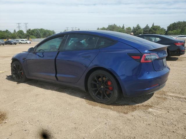 5YJ3E1EC0MF055076 - 2021 TESLA MODEL 3 蓝色 照片 2