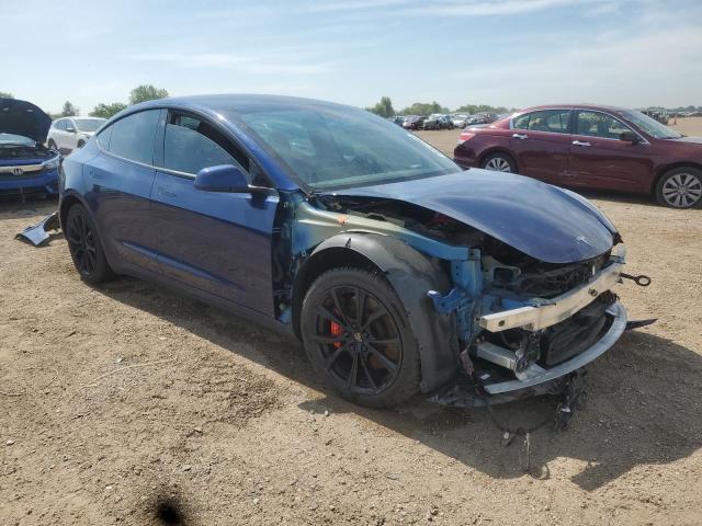 5YJ3E1EC0MF055076 - 2021 TESLA MODEL 3 蓝色 照片 4