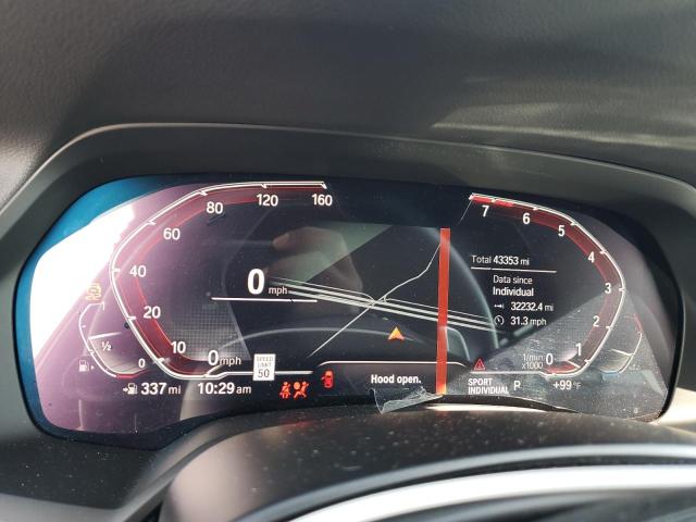 5UXCR6C00LLL76247 - 2020 BMW X5 XDRIVE40I GRAY photo 9