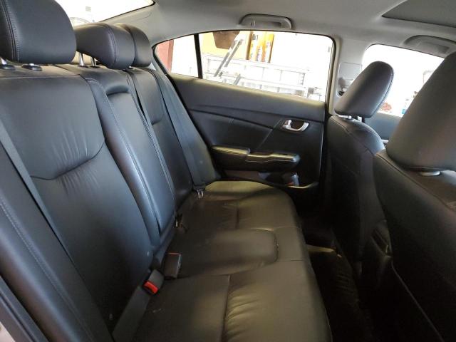 2HGFB2F93FH541197 - 2015 HONDA CIVIC EXL ვერცხლისფერი ფოტო 10
