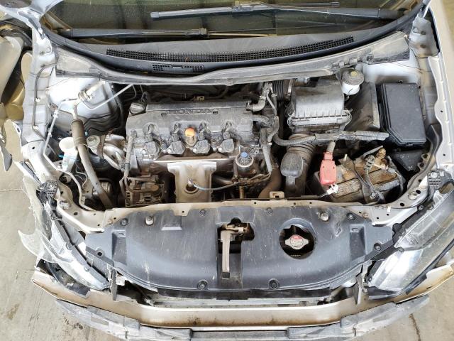 2HGFB2F93FH541197 - 2015 HONDA CIVIC EXL ვერცხლისფერი ფოტო 11