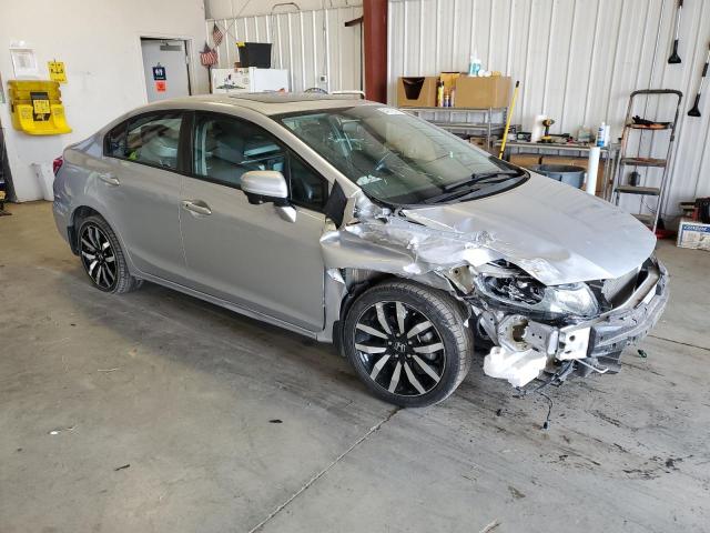 2HGFB2F93FH541197 - 2015 HONDA CIVIC EXL SILVER photo 4